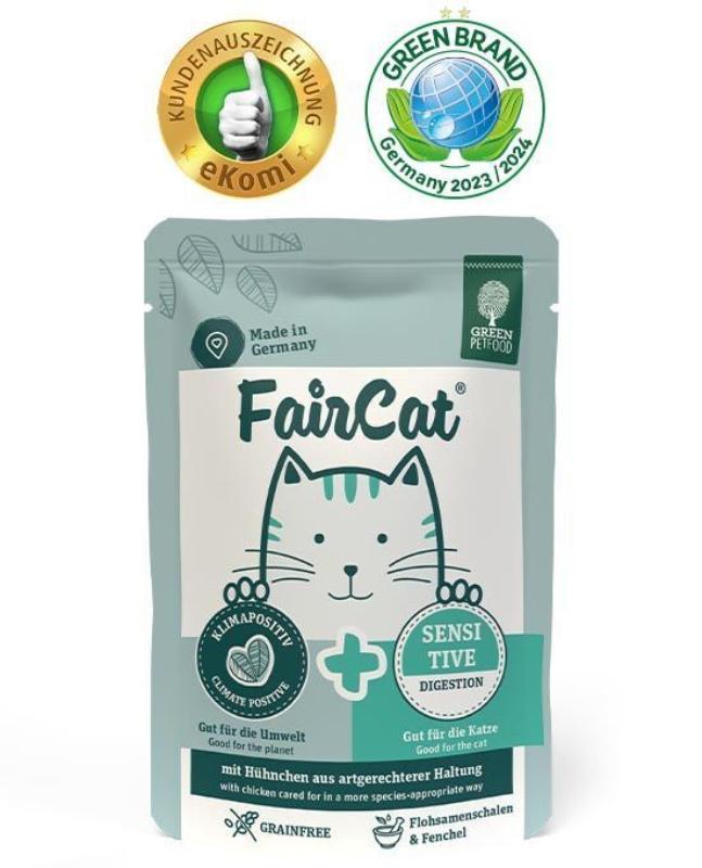 德國主食濕包 FairCat Sensitive 腸胃敏感 85g