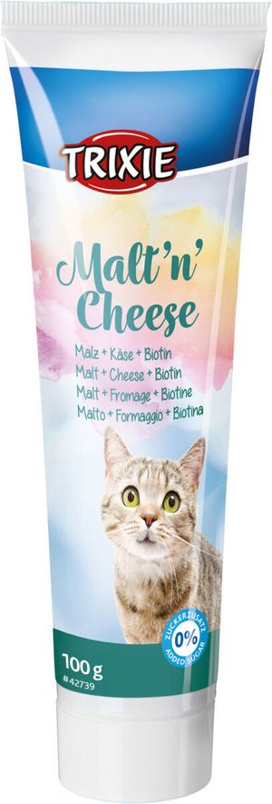 Trixie Malt'n'Cheese 芝士貓草防毛球膏|強效化毛配方(100g)