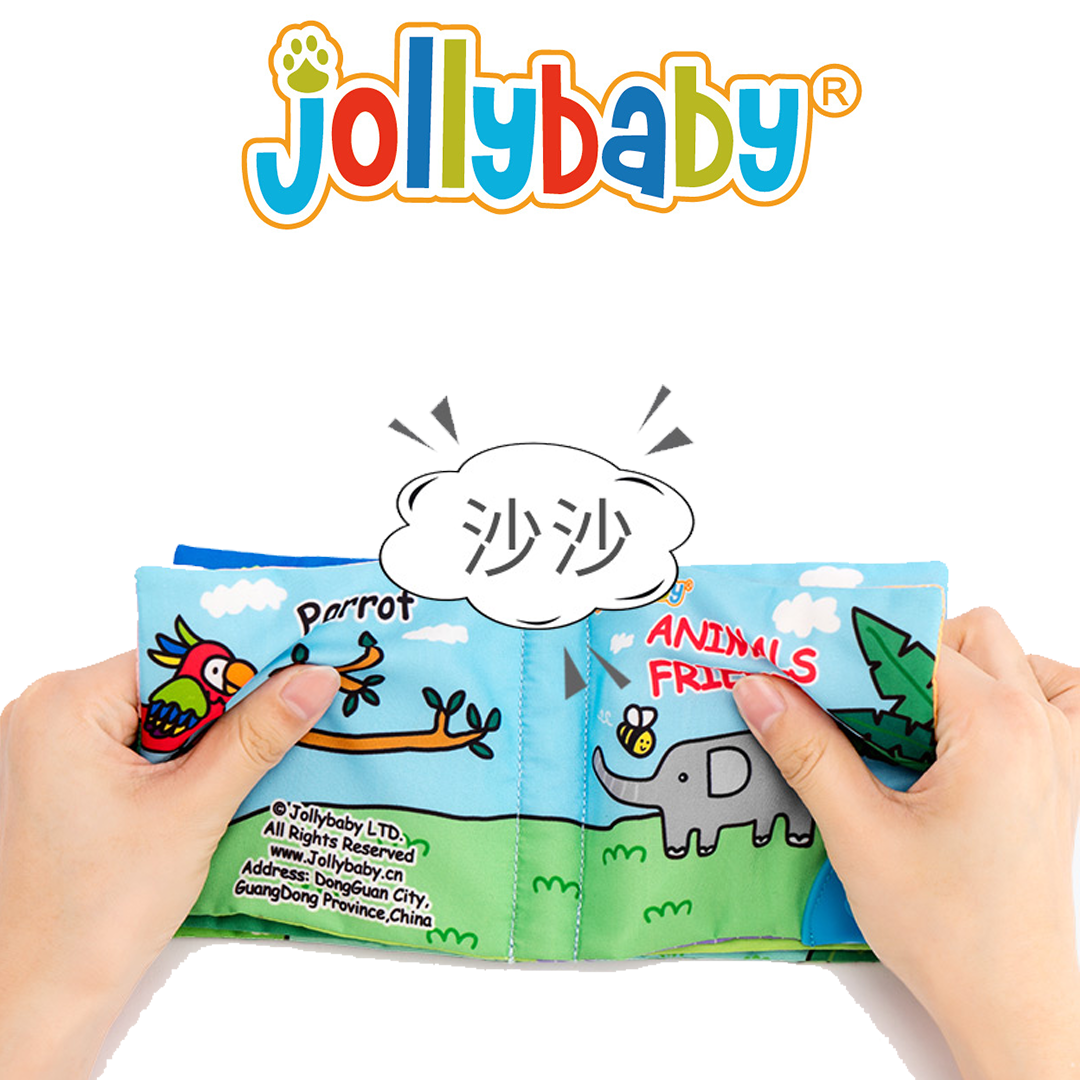 Jollybaby Baby Molar Cloth Book Set 嬰兒磨牙布書裝