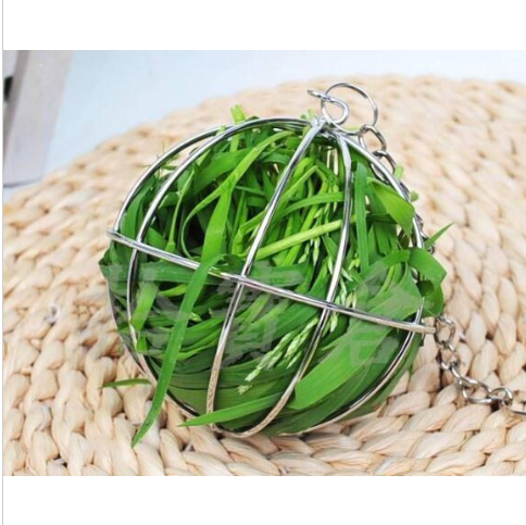 AMA005 不鏽鋼電鍍小動物草球架(約7-8cm直徑)