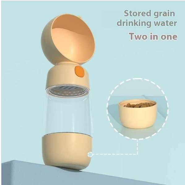 AMPA006 寵物外出隨行杯｜飲水餵食2-in-1 |一鍵回水