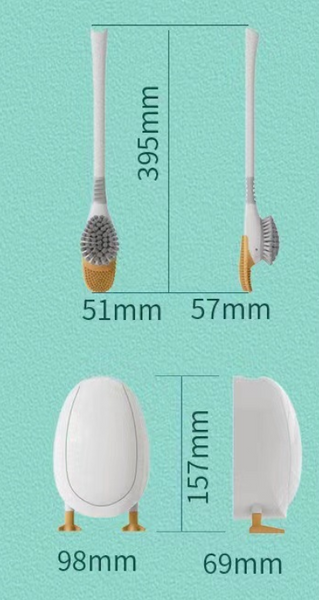 長柄清潔刷連收納座