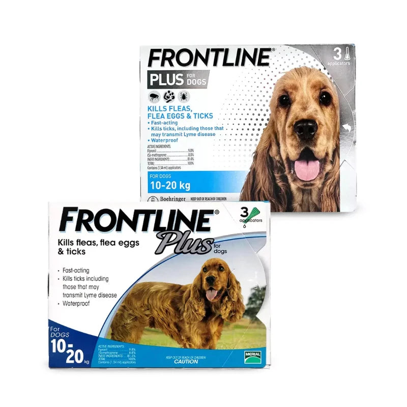 Frontline Plus - 殺蚤除牛蜱水 (中型犬) 原裝行貨(舊款隨發)