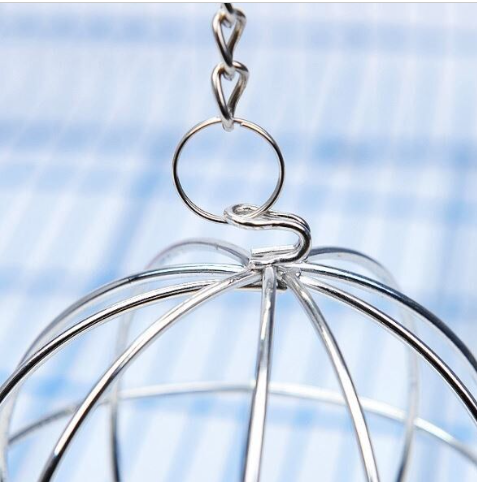 AMA005 不鏽鋼電鍍小動物草球架(約7-8cm直徑)