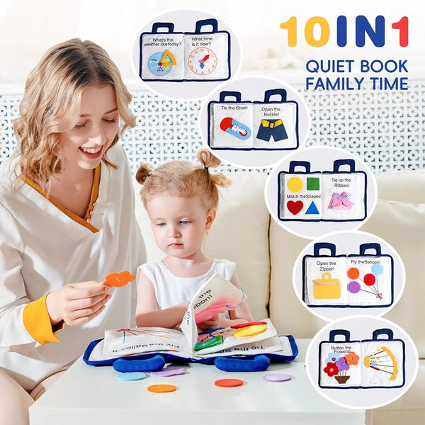 JB [啟蒙早教]立體布書My Quiet Book (1-3yr)