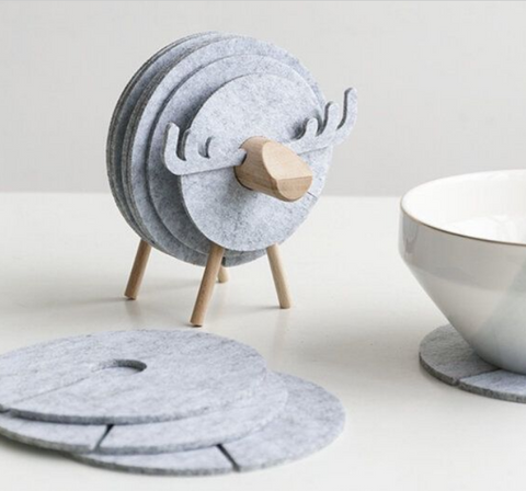 AMA006 羊羊杯墊桌飾