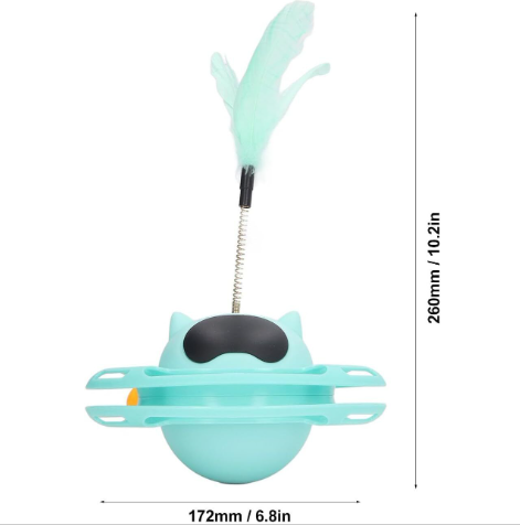 AMP304 貓貓UFO 不倒玩具