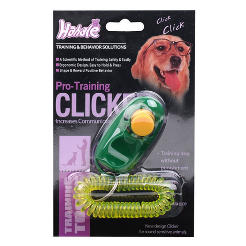 AMP501  狗狗訓練響片 寵物訓練器 響聲教具-綠色