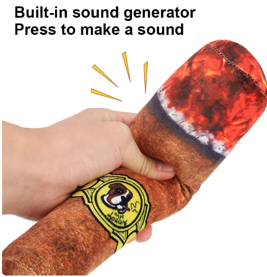 AMP801 雪茄造型狗狗耐咬玩具（磨牙訓練適用）