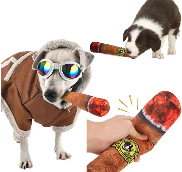 AMP801 雪茄造型狗狗耐咬玩具（磨牙訓練適用）