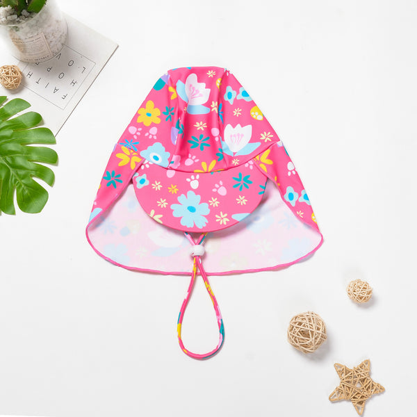 AMSW012A 獨角獸荷葉袖三件兒童泳衣套裝(100-120)