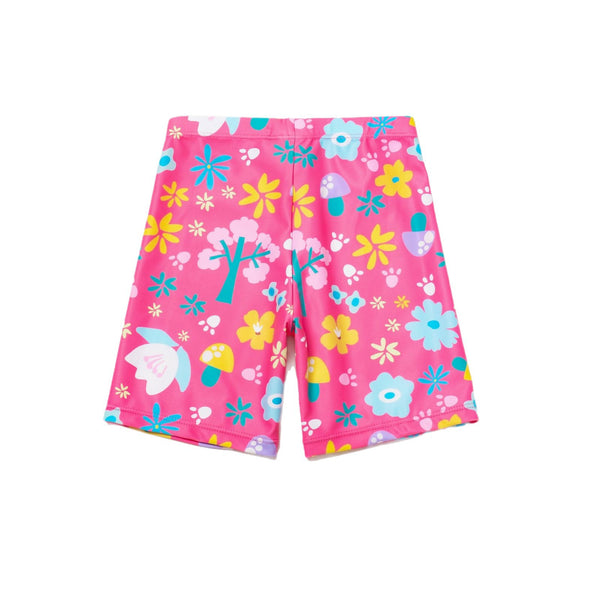 AMSW012A 獨角獸荷葉袖三件兒童泳衣套裝(100-120)