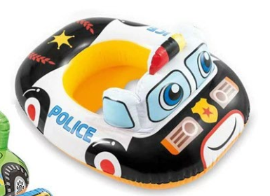 INTEX 造型嬰幼兒車車戲水坐圈（1-2歲）小警車