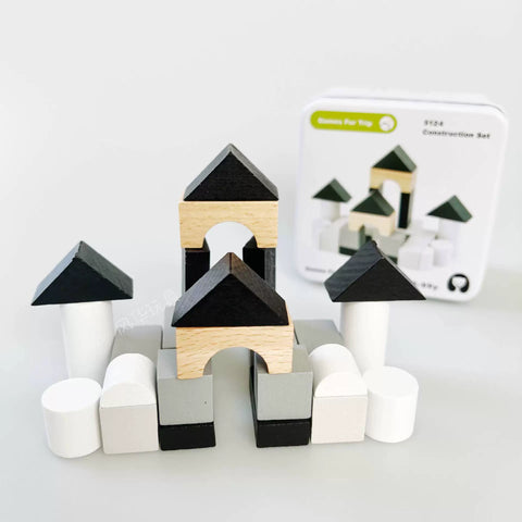 Games for Trip-極簡風建築積木組（黑白灰）(AMTY002)