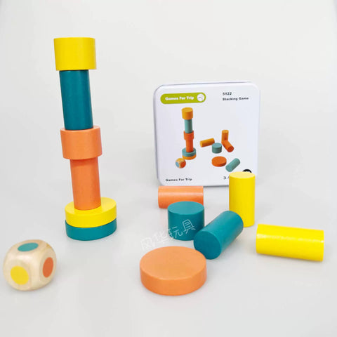Games for Trip-顏色配對堆疊遊戲（附色骰）(AMTY005)