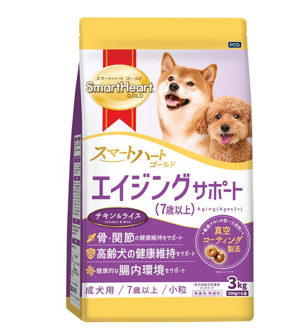 SmartHeart Gold犬用 金裝日版高齡犬配方 3kg(雞肉)