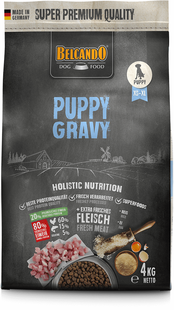 Belcando 無穀中大型幼犬糧 Junior GF Poultry(1kg / 4kg)｜強化骨骼發展配方4th-12th