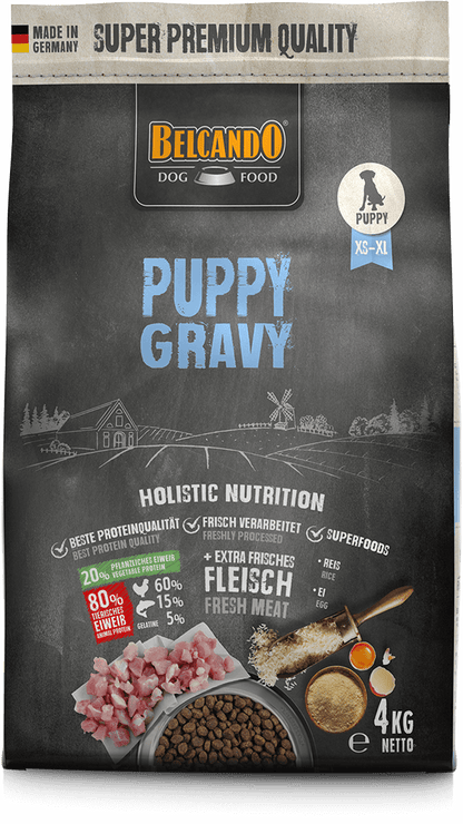 Belcando 無穀中大型幼犬糧 Junior GF Poultry(1kg / 4kg)｜強化骨骼發展配方4th-12th