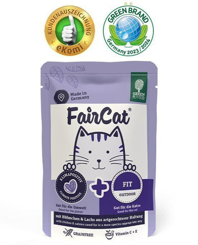 德國主食濕包 FairCat Fit 高能量/增肌 85g