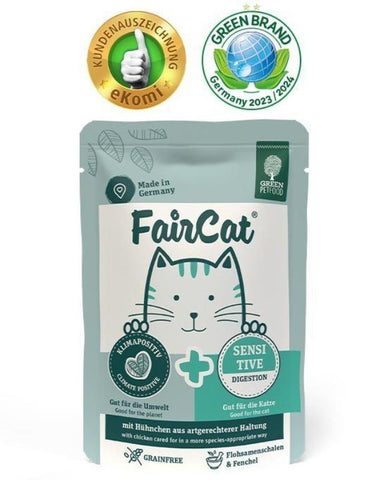 德國主食濕包 FairCat Sensitive 腸胃敏感 85g