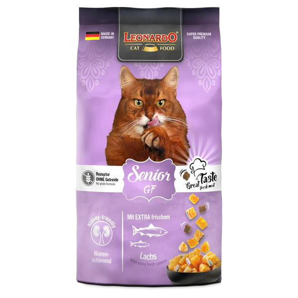 Leonardo德尼奧無穀貓糧-GF Senior老齡300g/1.8kg/7.5kg