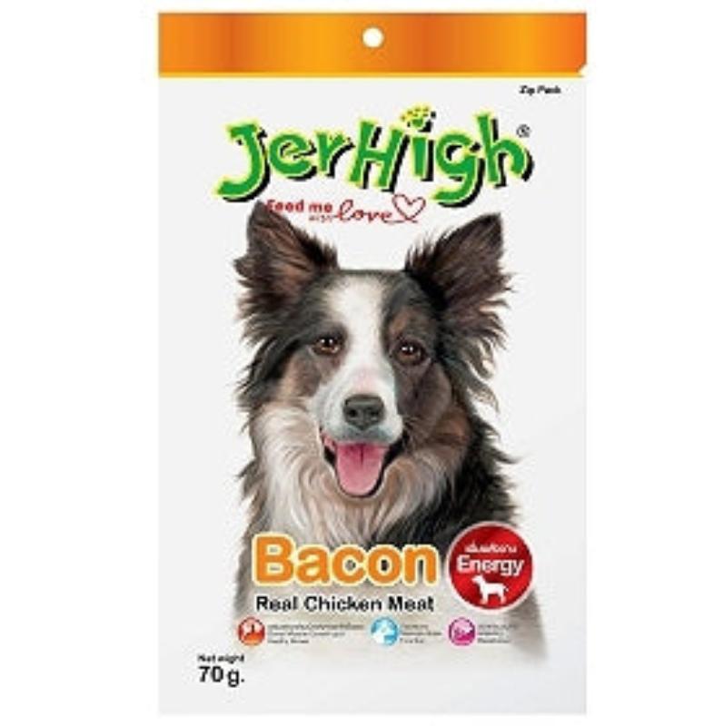 JerHigh 狗小食 -Bacon煙肉片 70g