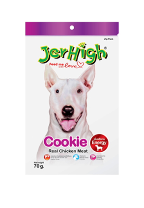 JerHigh 狗小食 -Cookie雞球 70g