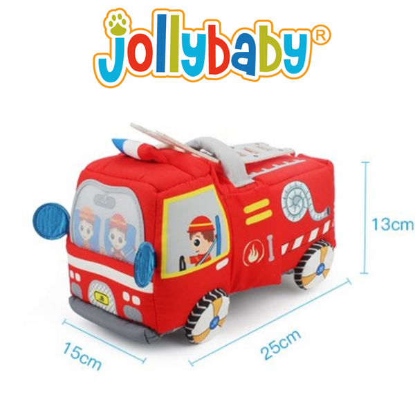 Jollybaby 3D 職業扮演玩具套裝｜消防車 Fire Truck｜角色扮演｜感統啟蒙｜幼兒教育玩具（12 個月以上）