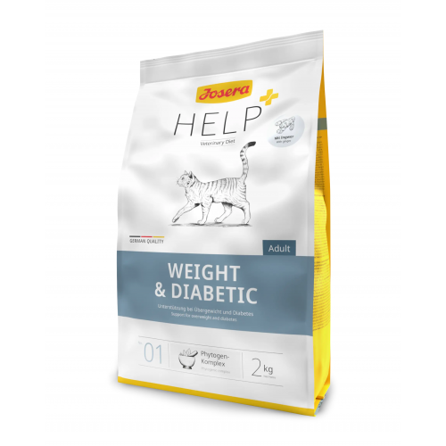 Josera Help Vet 德寵 天然草本處方糧 Weight & Diabetic 成貓 減重及糖尿控制 2kg (JH1773) (正價$298) (訂貨需時2-3天)