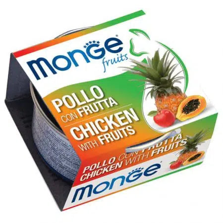 Monge Fruits 鮮果系列貓罐頭 – 雞肉雜菓80gx24(原盒)(MO3376)
