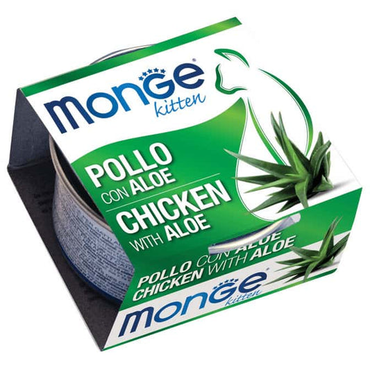 Monge Fruits 鮮果系列貓罐頭 – 雞肉蘆薈(幼猫)80gx24(原盒)(MO3352)