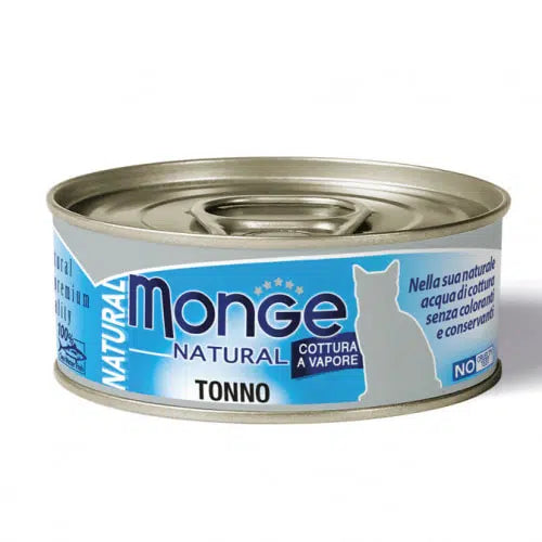 Monge Natural 吞拿魚貓罐 – 吞拿魚80gx24(原盒) (MO7214)
