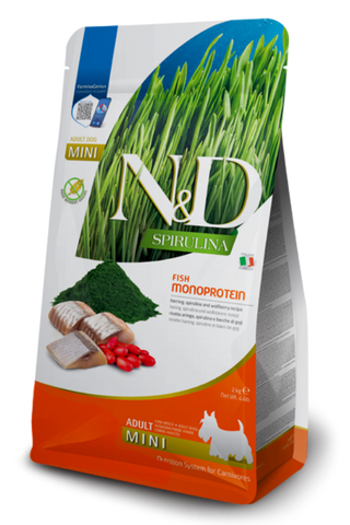 Farmina ND Spirulina螺旋藻狗糧-Fish 鯡魚 2kg