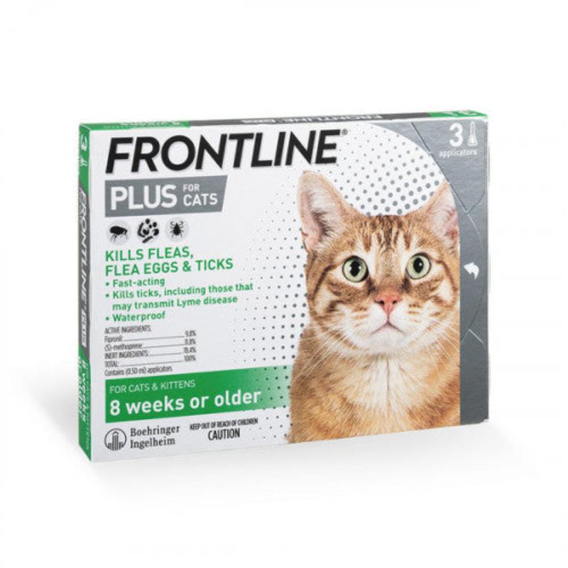 Frontline Plus - 殺蚤除牛蜱水 (貓) 原裝行貨