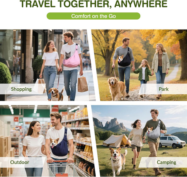 🐶輕巧寵物側背包🐱可調節寵物側背外出包 雙面設計 安全卡扣 (<8kg 適用貓狗)PA004