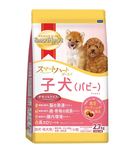 SmartHeart Gold犬用 金裝幼犬成長配方 2.7kg(雞肉)