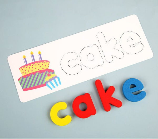 Wooden Spelling Game 木製單詞拼拼樂