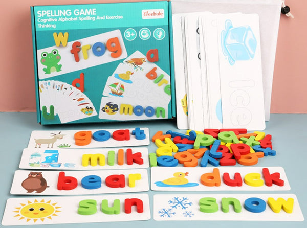 Wooden Spelling Game 木製單詞拼拼樂
