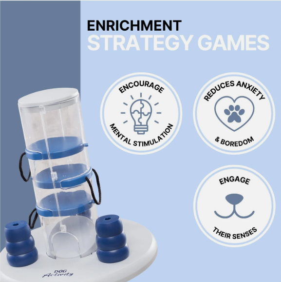 Trixie-Dog Activity Gambling Tower strategy game益智藏食玩具