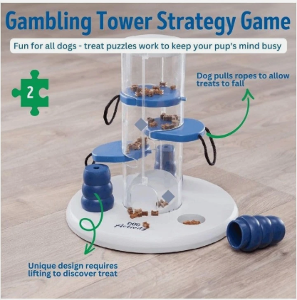 Trixie-Dog Activity Gambling Tower strategy game益智藏食玩具