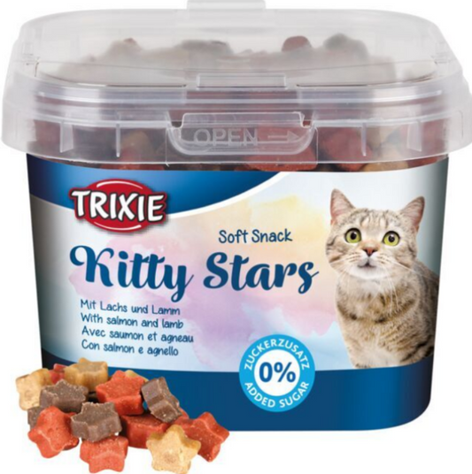 Trixie寵物零食-Soft Snack Kitty Stars 軟軟的星星餅(幼貓)140g