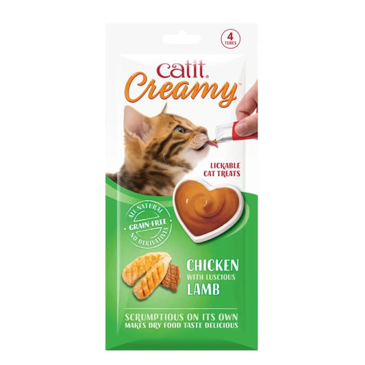 catit-creamy-chicken lamb 10gx4