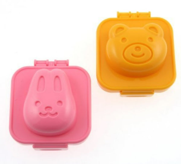 親子廚房小工具|雞蛋模飯團模兩用(熊仔+兔仔組合)