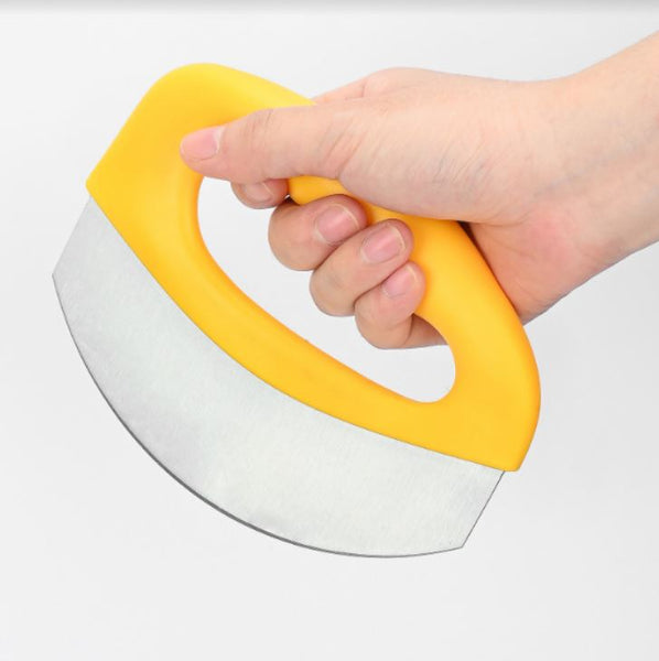 AMA002 Mezzaluna 不鏽鋼半月刀(附保護套)