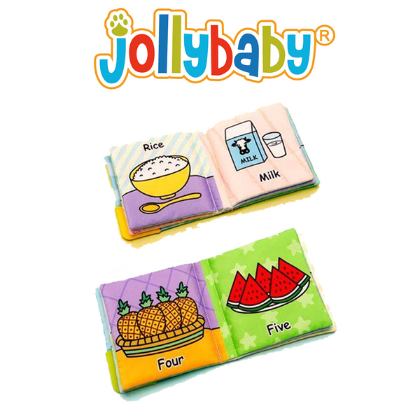 Jollybaby Baby Molar Cloth Book Set 嬰兒磨牙布書裝