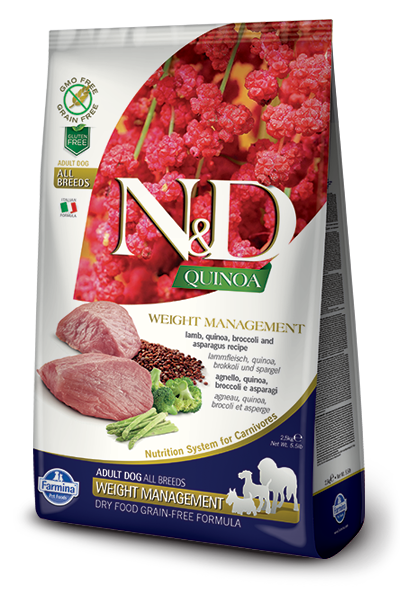 Farmina N&D Quinoa Functional Canine – Weight Management Lamb 藜麥功能天然狗糧 – 羊肉體控2.5kg