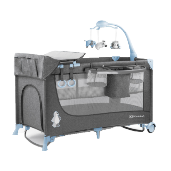 KinderKraft Multi-Functional Baby Cot - NEWJOY多功能嬰兒床(2色可選)