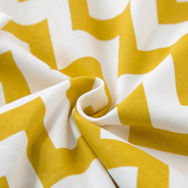 JOOWAA 斜襟連身衣 (黃色波浪) -新生禮盒(6件裝) (3-6M)