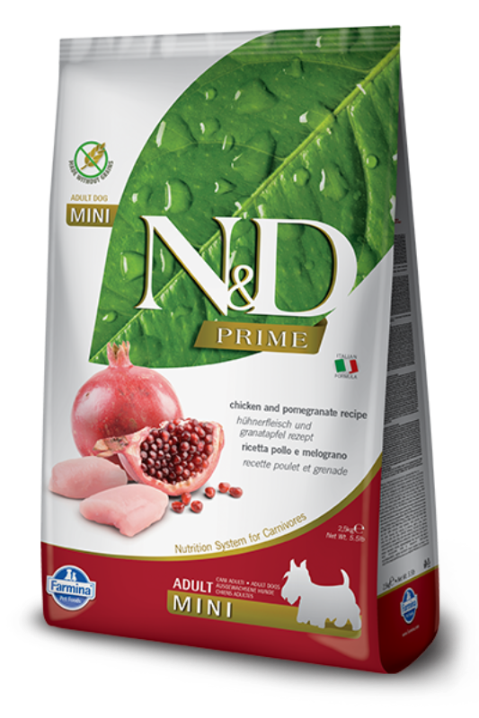 Farmina N&D Prime Dog-Chicken & Pomegranate 無穀物狗糧 雞肉石榴2.5kg/7kg