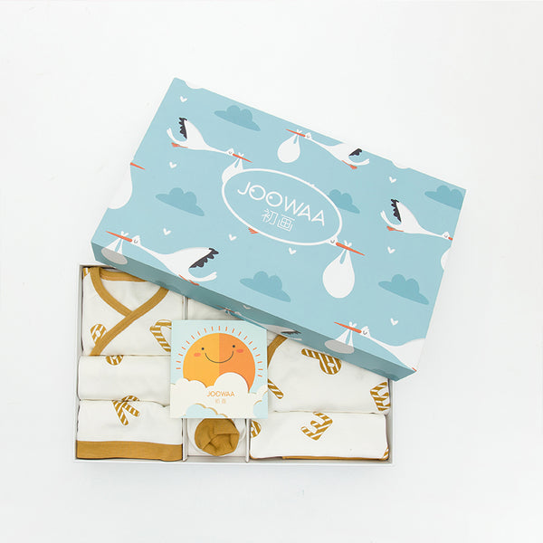 JOOWAA新生服裝禮盒(8件裝)-ABC字母 (3-6M)